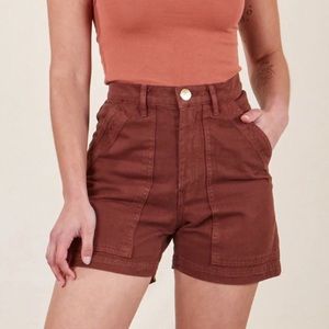 Big Bud Press Work Shorts in Fudgesicle Brown, XS